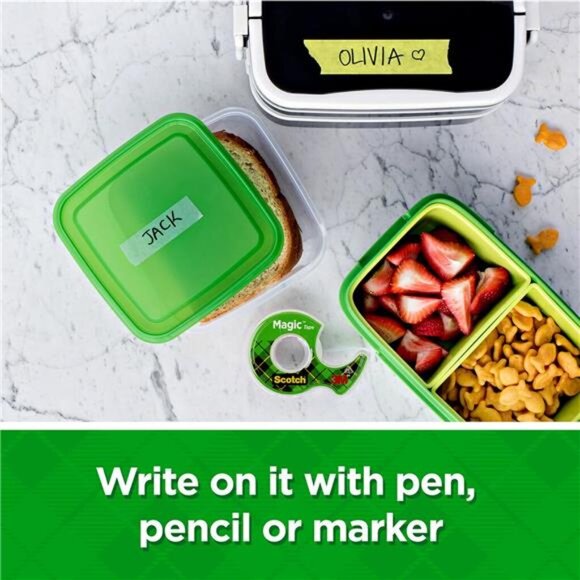 Scotch Magic Tape, 6 Rolls with Dispenser Numerous‎ Applications Invisible - Picture 6 of 6